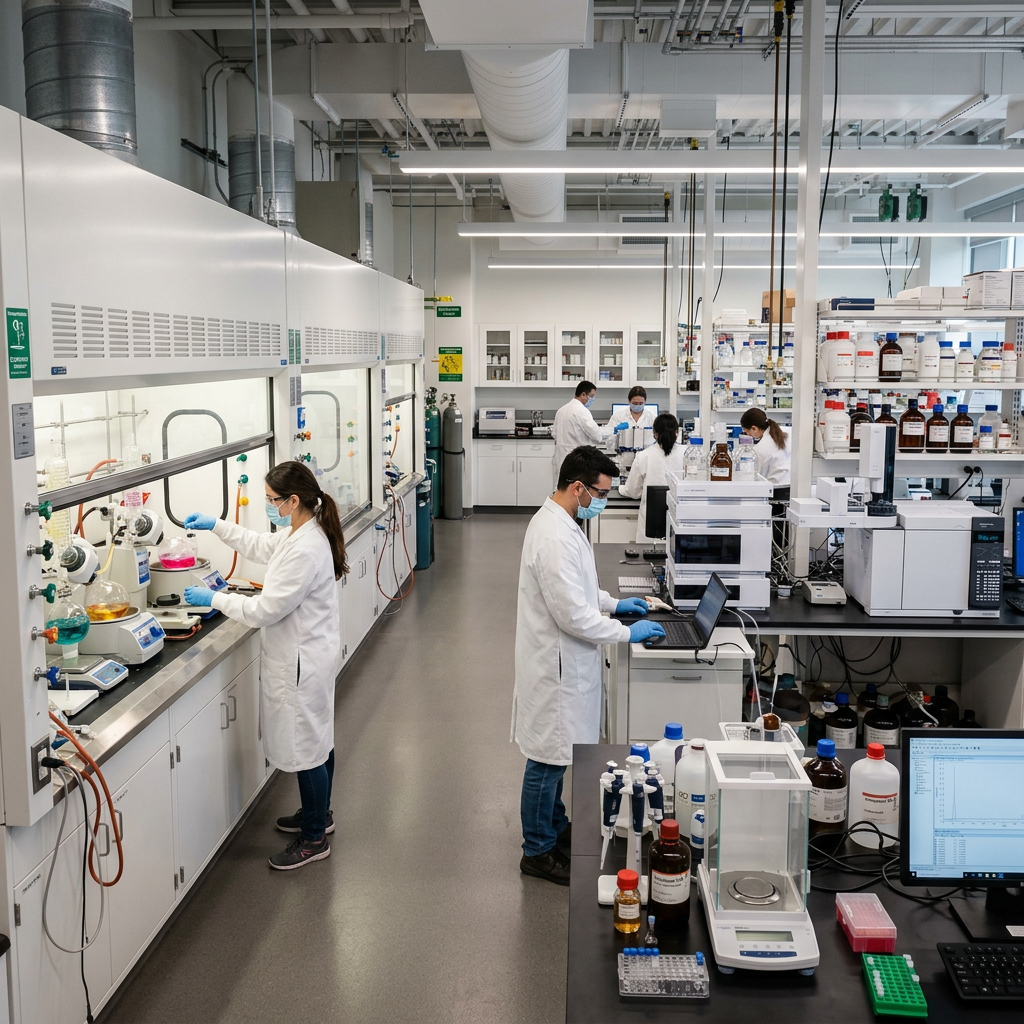 High-purity research chemicals analysed in the ChemSearchers laboratory